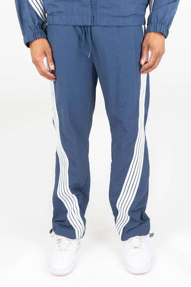 Striped nylon pants - A00-14405 - navy