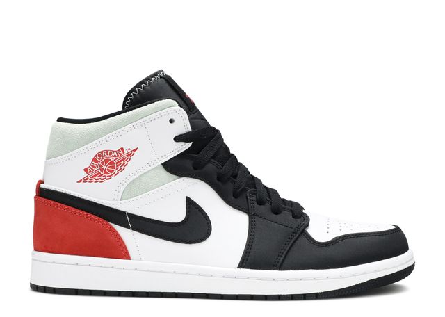 Jordan 1 mid SE Red black toe