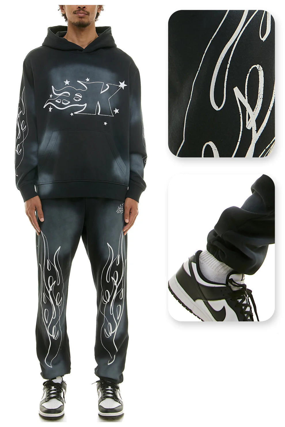 KDNK FLAME SET K 'Black'