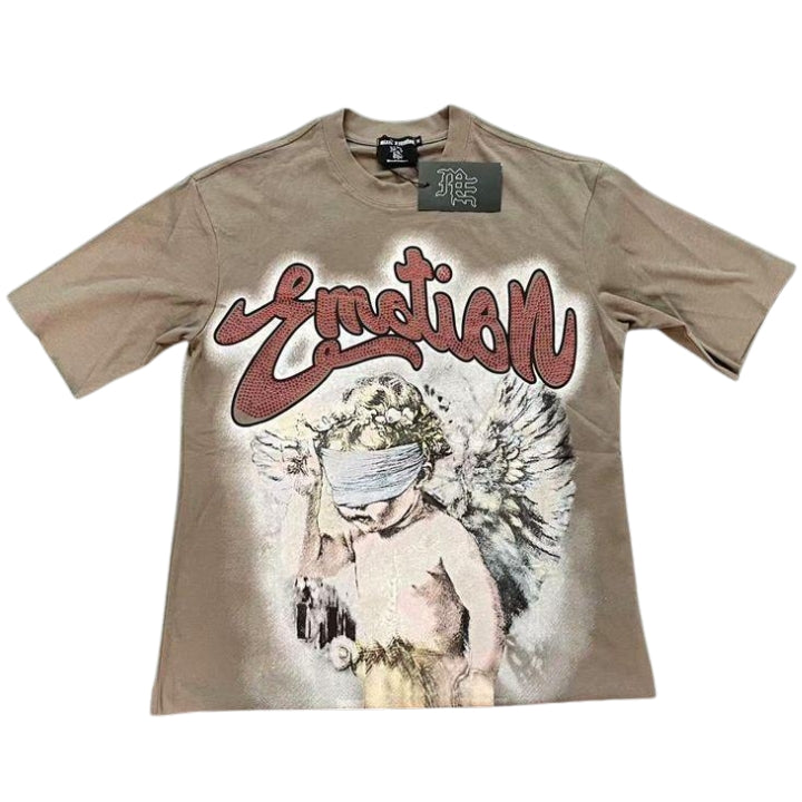 Mixed Emotions Brown 'Rhinestone' Tee