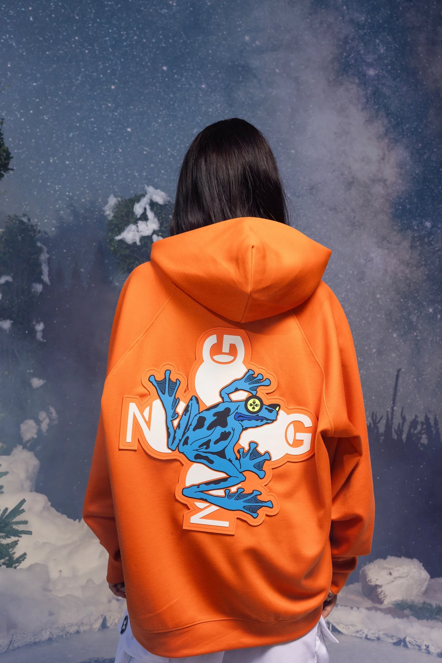 Sham Frog Logo Hoodie - Orange