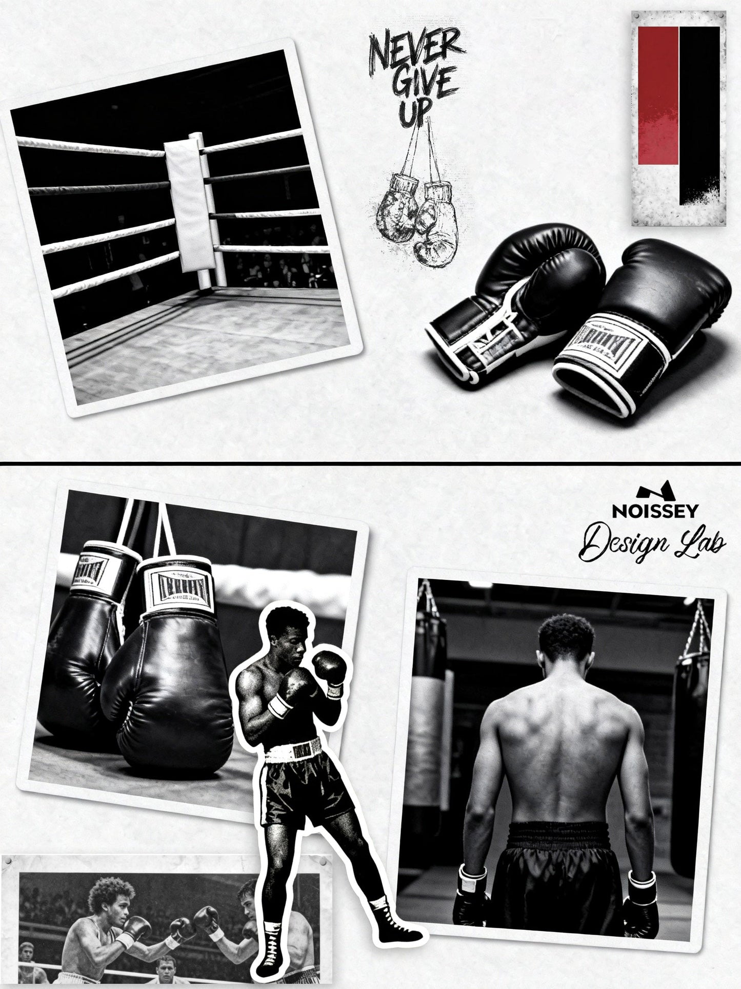 "Never give up" Boxy Oversized T- shirt