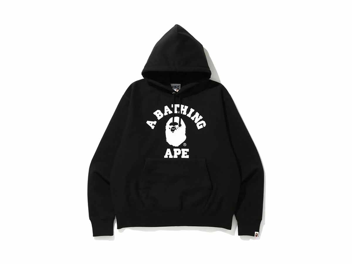 Bape Hoodie Camo Black