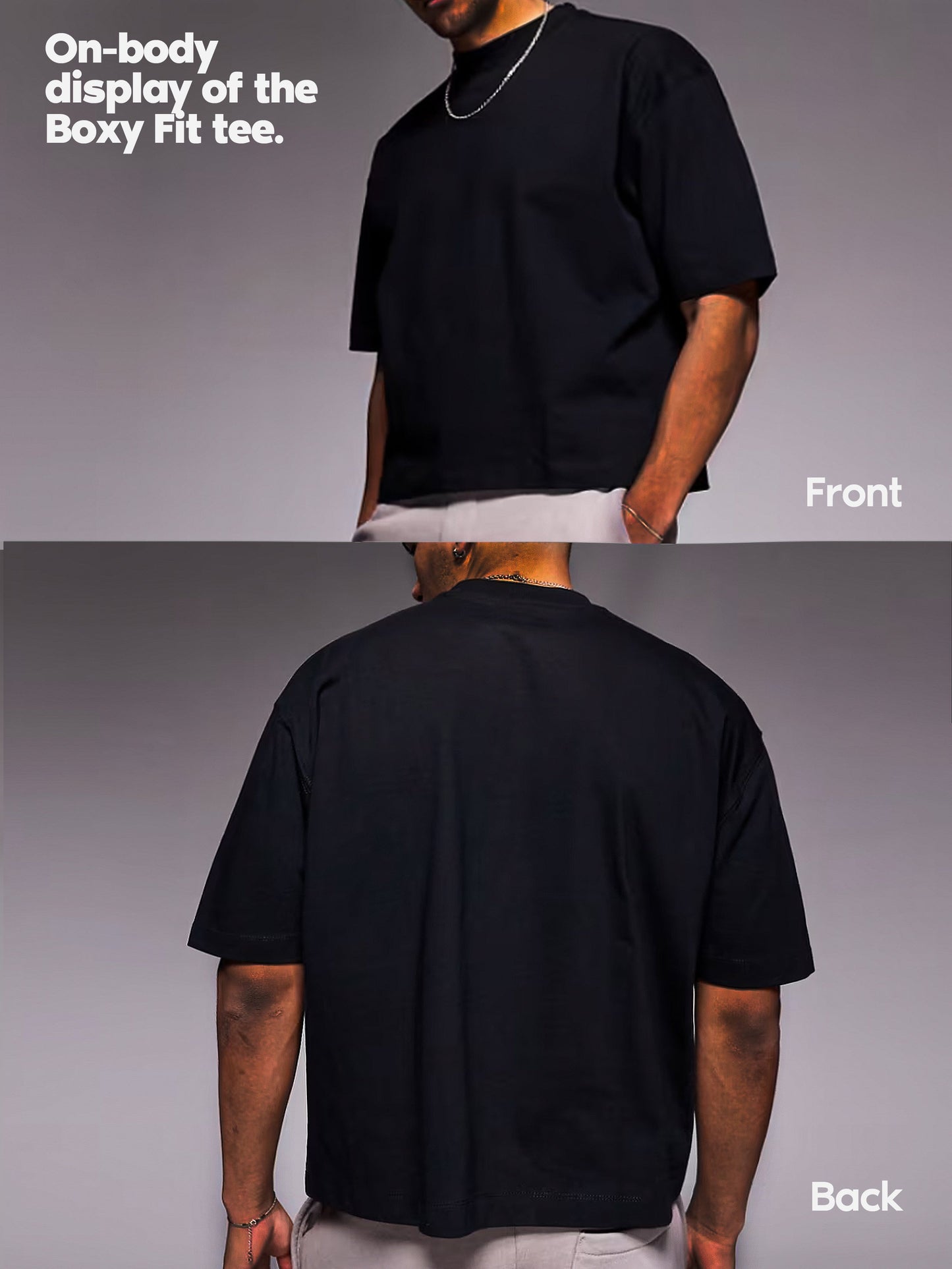 Boxy Oversized T-shirt - "Homie, Money Tall as a Tower" Print