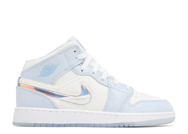 Jordan 1 Mid SE Glitter Swoosh (GS)