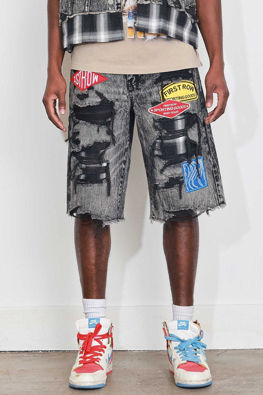 First Row Jorts Black Stone Style FRS3010