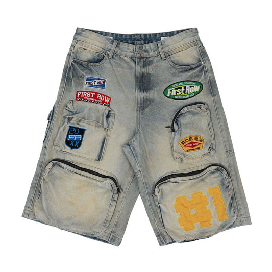 First Row Jorts PATCHES MULTI CARGO JORTS Style FRS3011