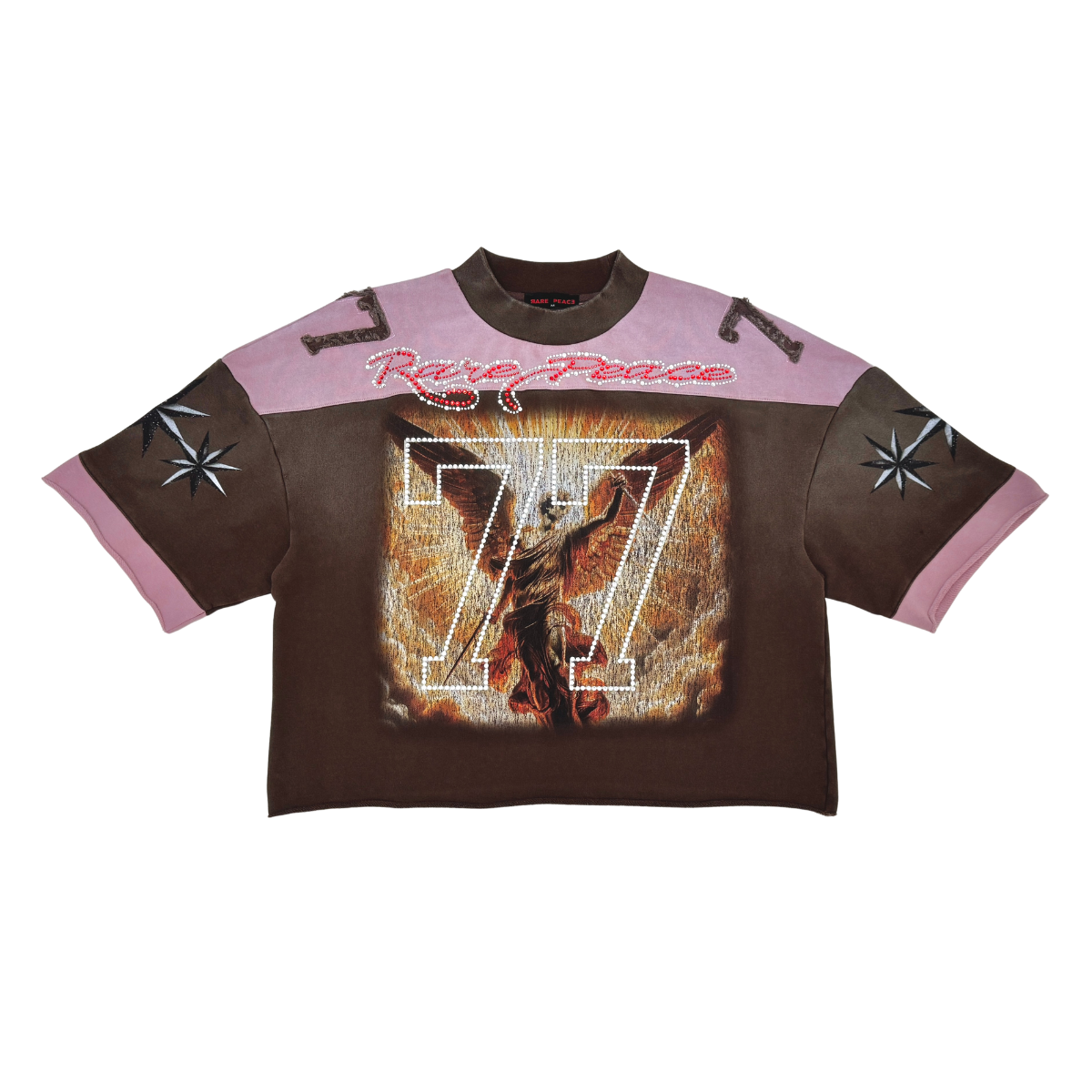 Rare Peace WASHED F.TERRY CROP TEE Style.RT5067