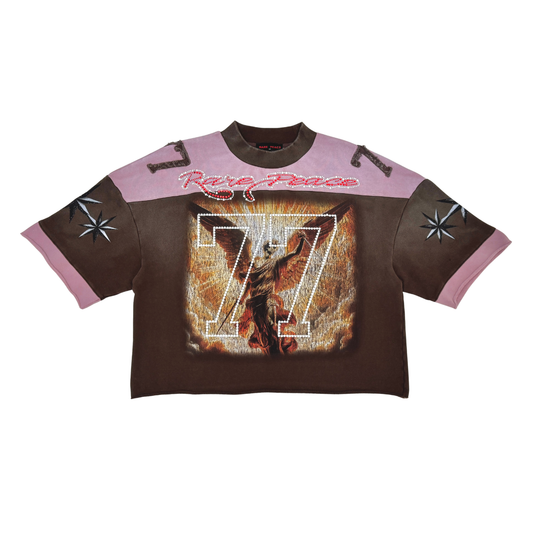Rare Peace WASHED F.TERRY CROP TEE Style.RT5067