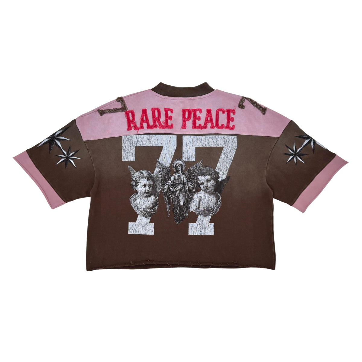 Rare Peace WASHED F.TERRY CROP TEE Style.RT5067