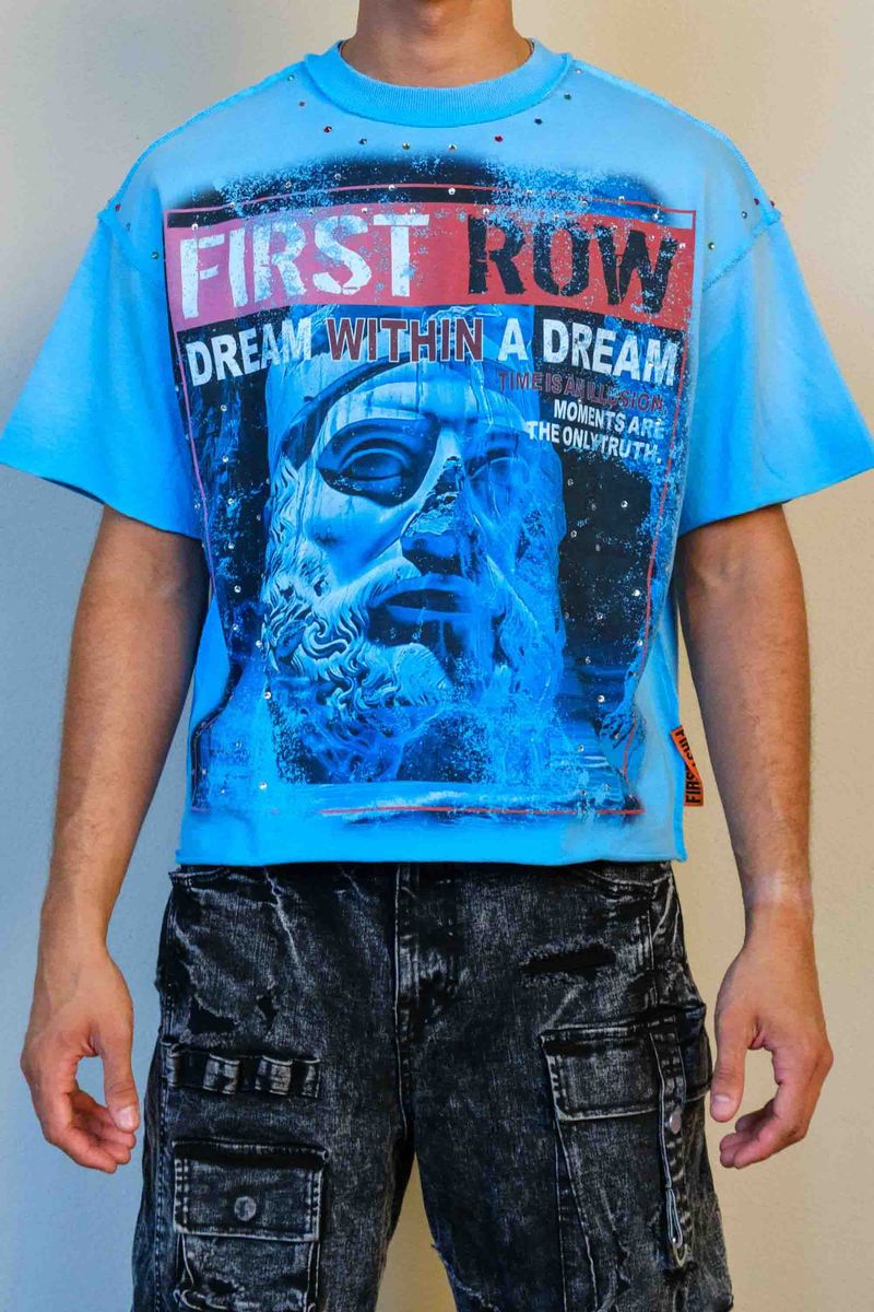 First Row T-shirt Lost Utopia Ruins Dream Cropped