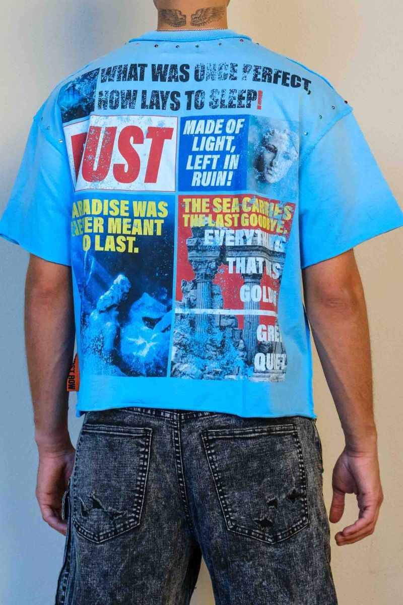 First Row T-shirt Lost Utopia Ruins Dream Cropped