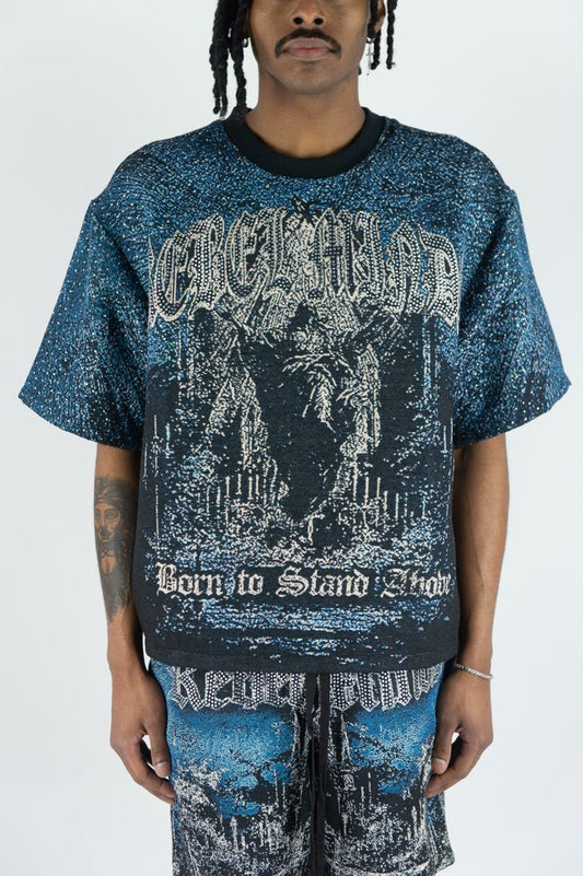 Rebel Minds Stand Alone Tapestry Tee Black