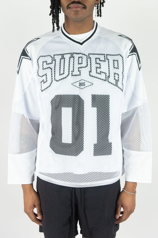 Rebel minds Super 01 White long slv Jersey