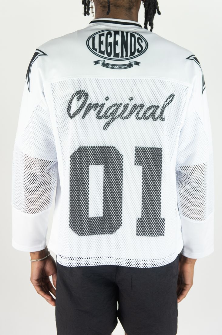 Rebel minds Super 01 White long slv Jersey