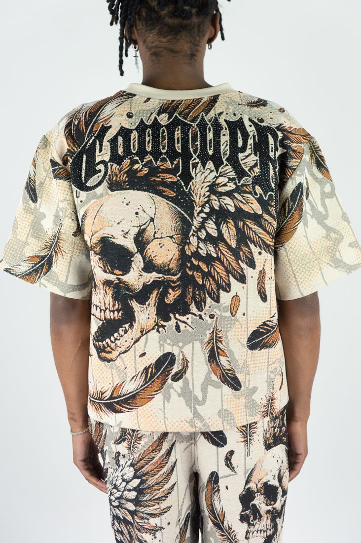 Rebel Minds Conquer R.Stone Taspery Tee Cream