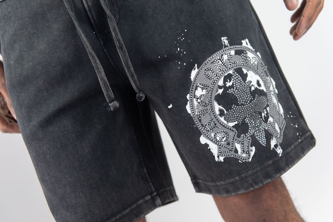 Rebel Minds Acid Black Orignal Saint Short