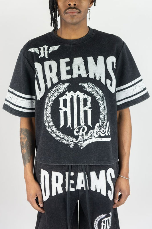 rebel minds black dreams patch jersey