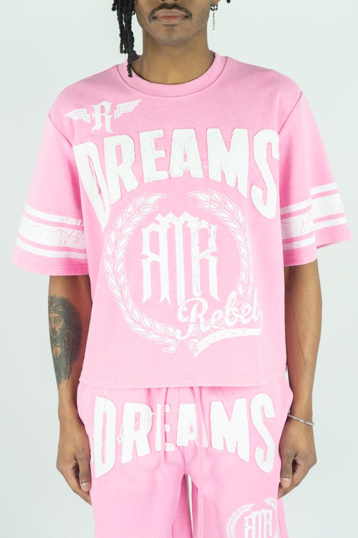 Rebel minds pink dreams patch jersey