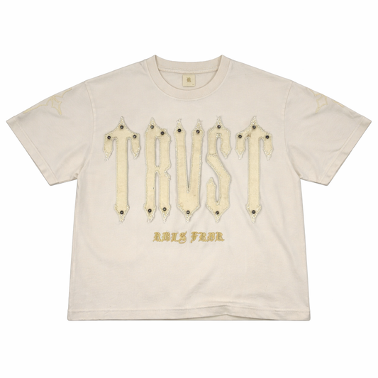 Rebel Minds Trvst Tee Eggshell