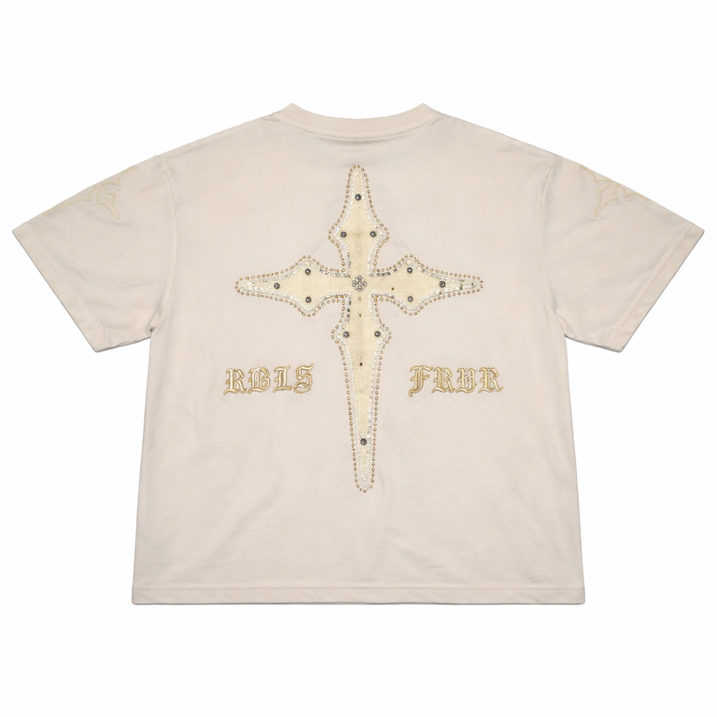 Rebel Minds Trvst Tee Eggshell