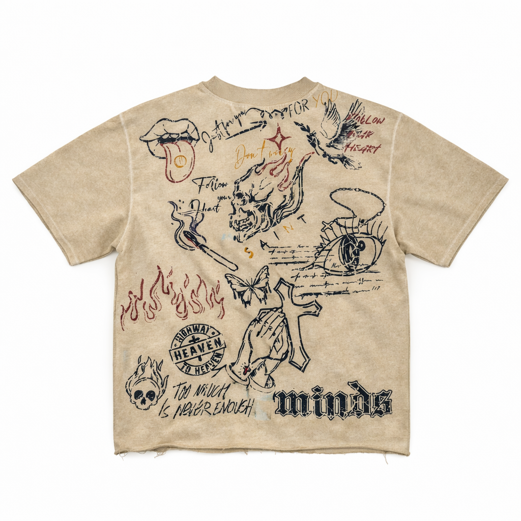 Rebel minds cream saint minds tops