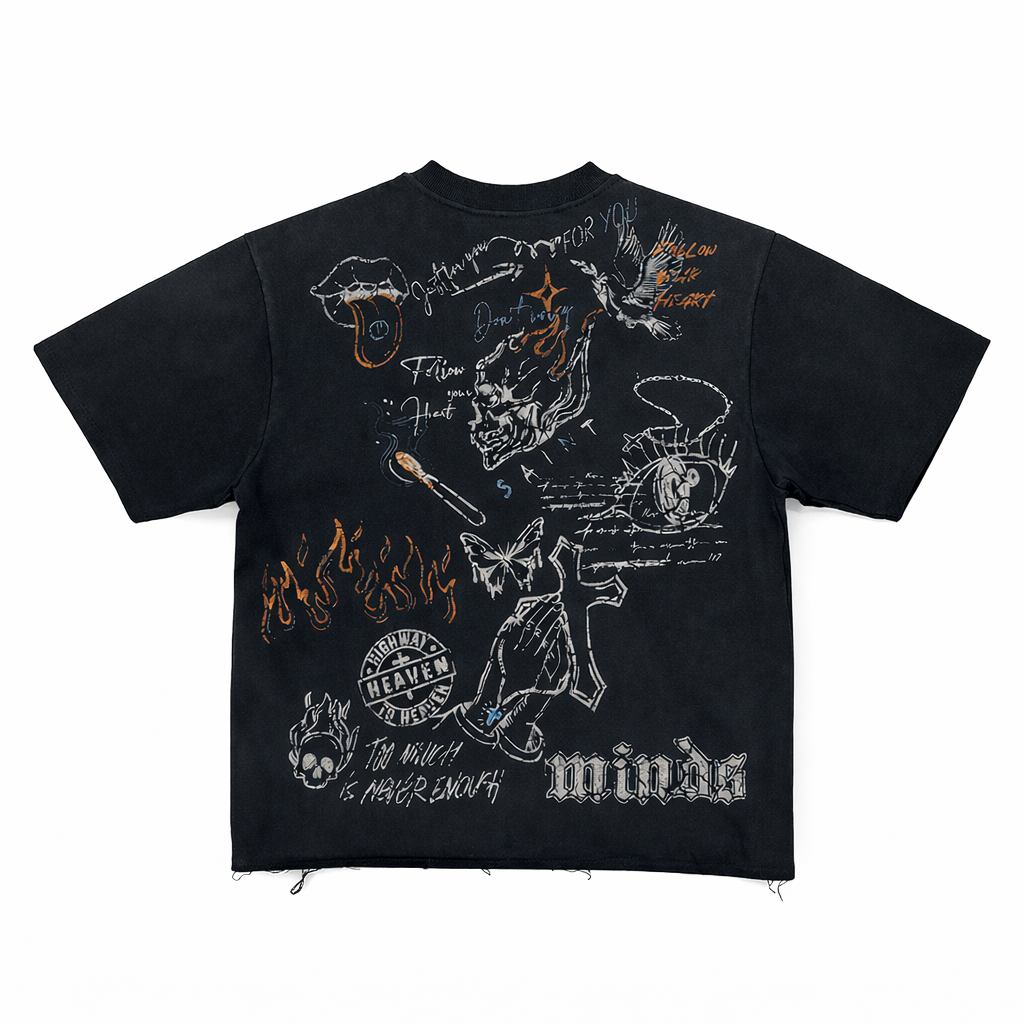 Rebel minds black saint minds tops