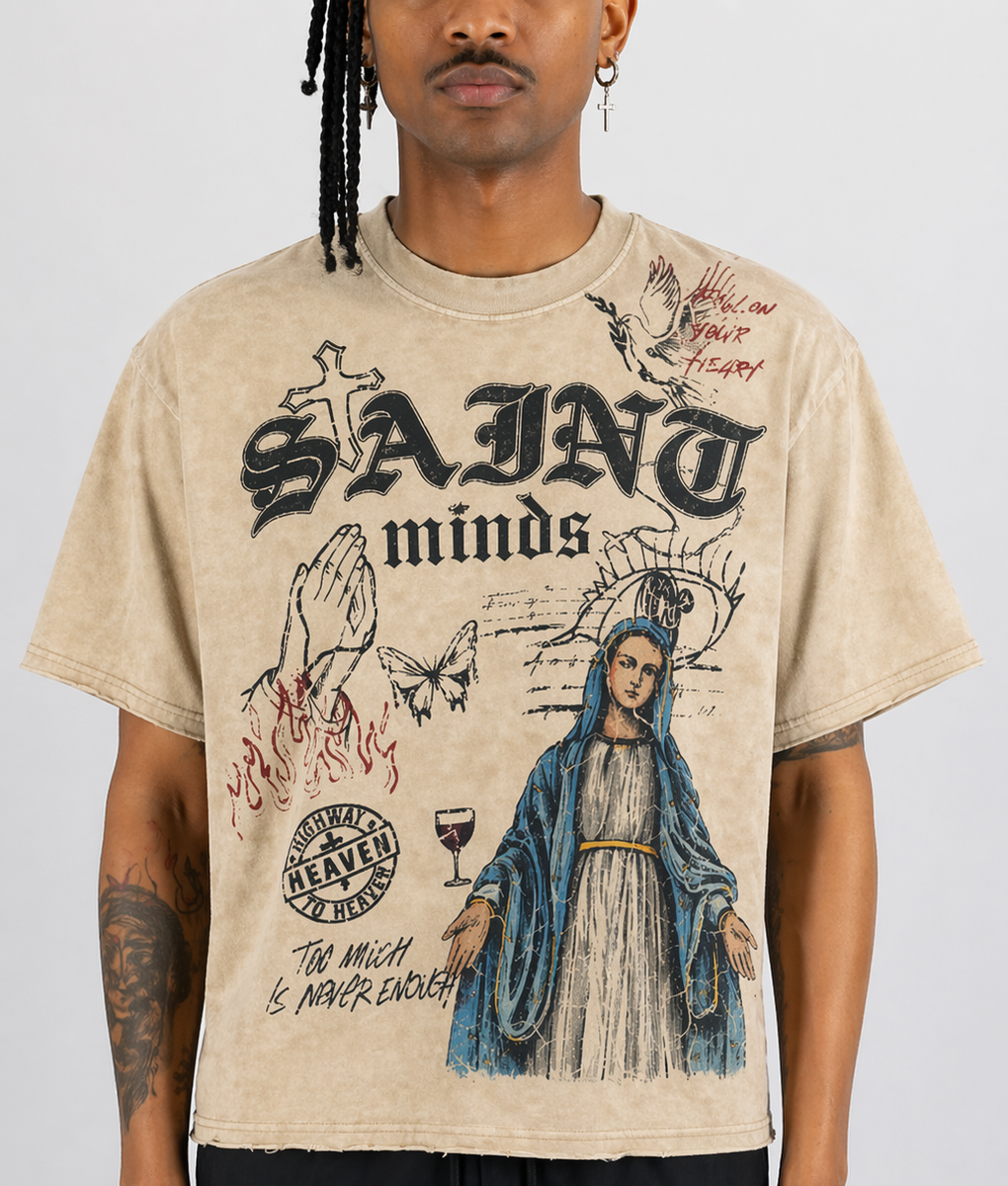 Rebel minds cream saint minds tops