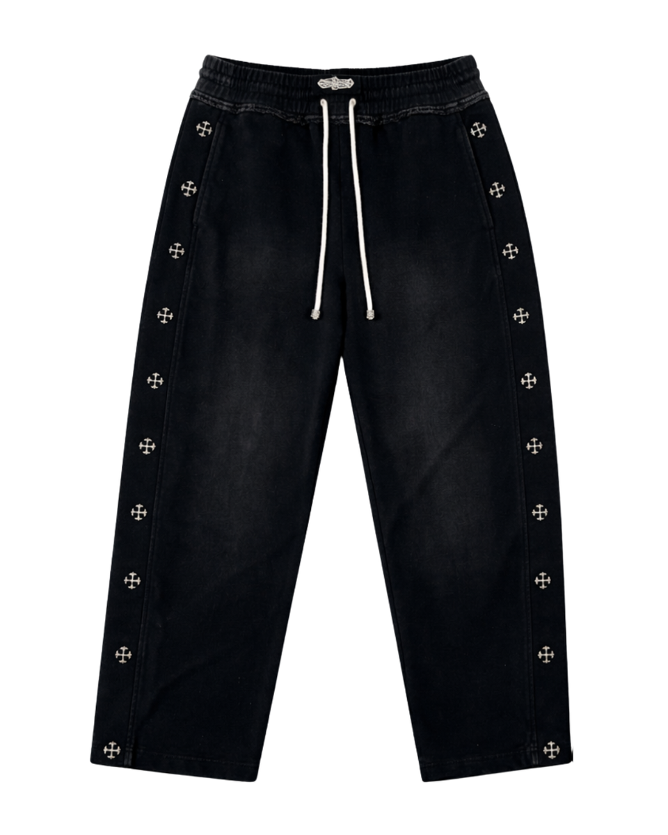 Rebel Minds Anointed Terry Pants Black