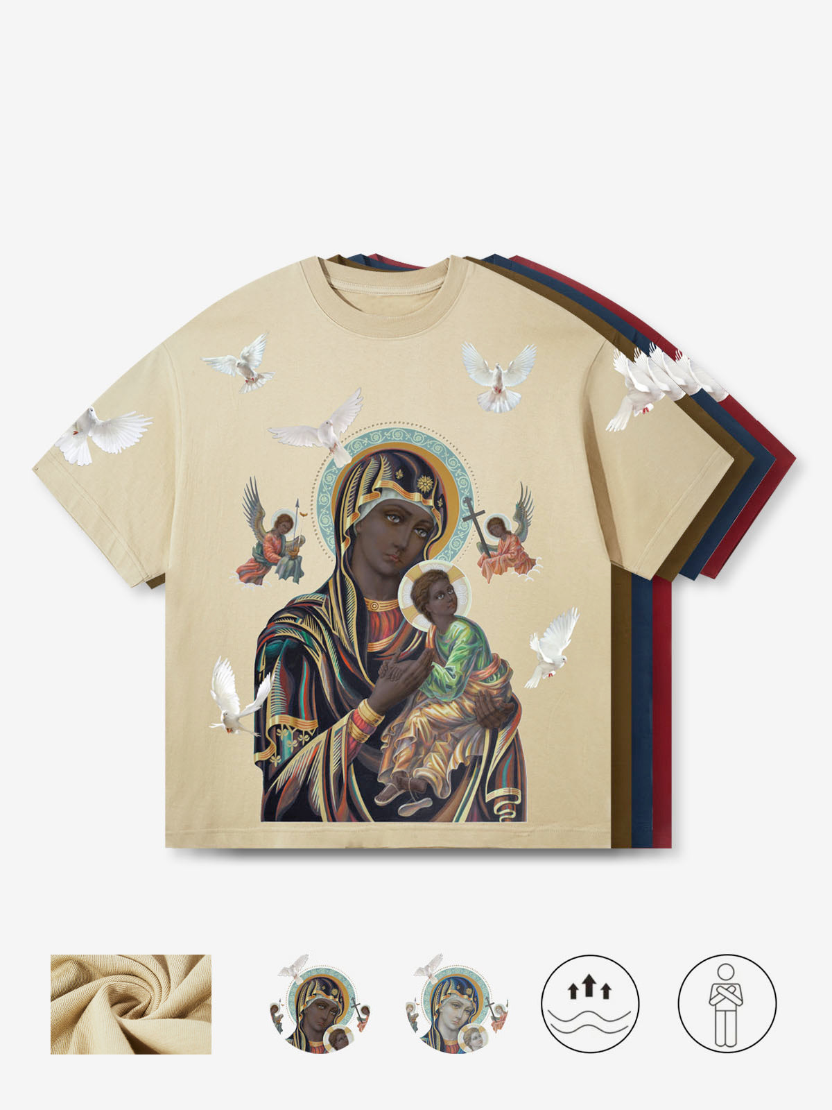 OBSTACLES & DANGERS© Black Madonna and Child T-shirt