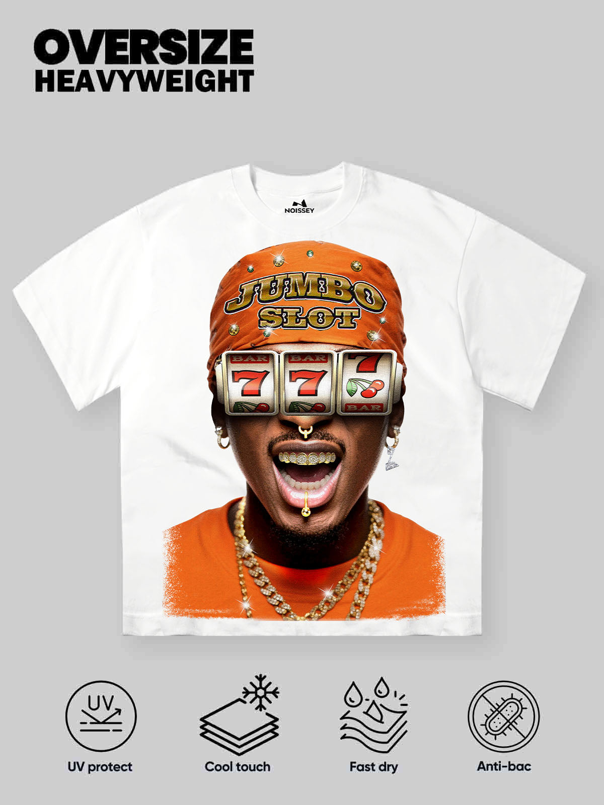 Jumbo Slot Character Print Oversize T-shirt