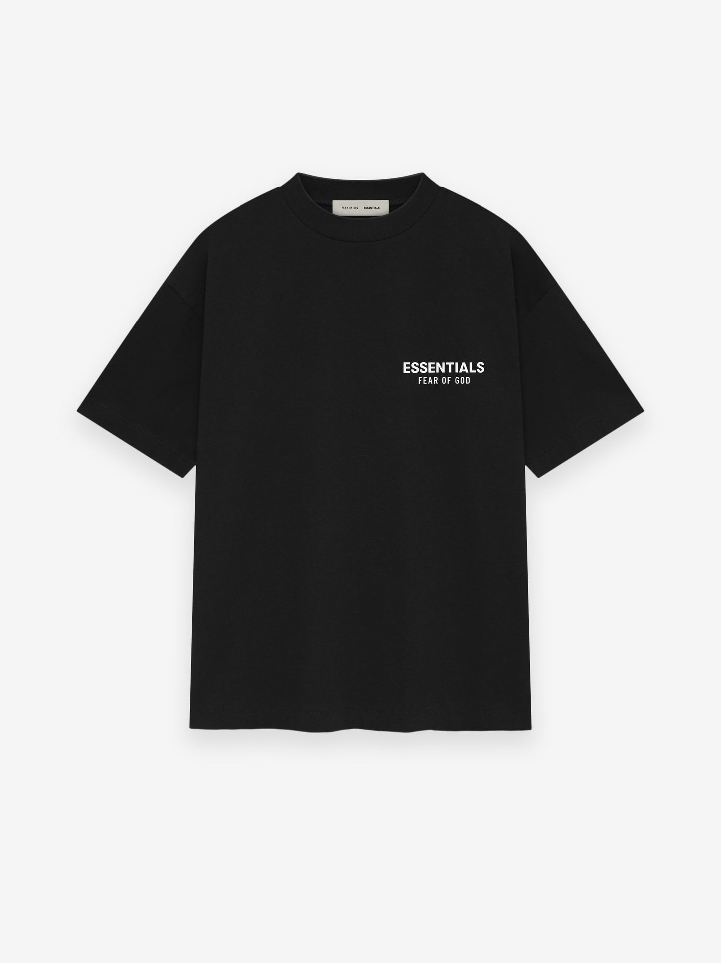 Essentials Tee Jet Black / white