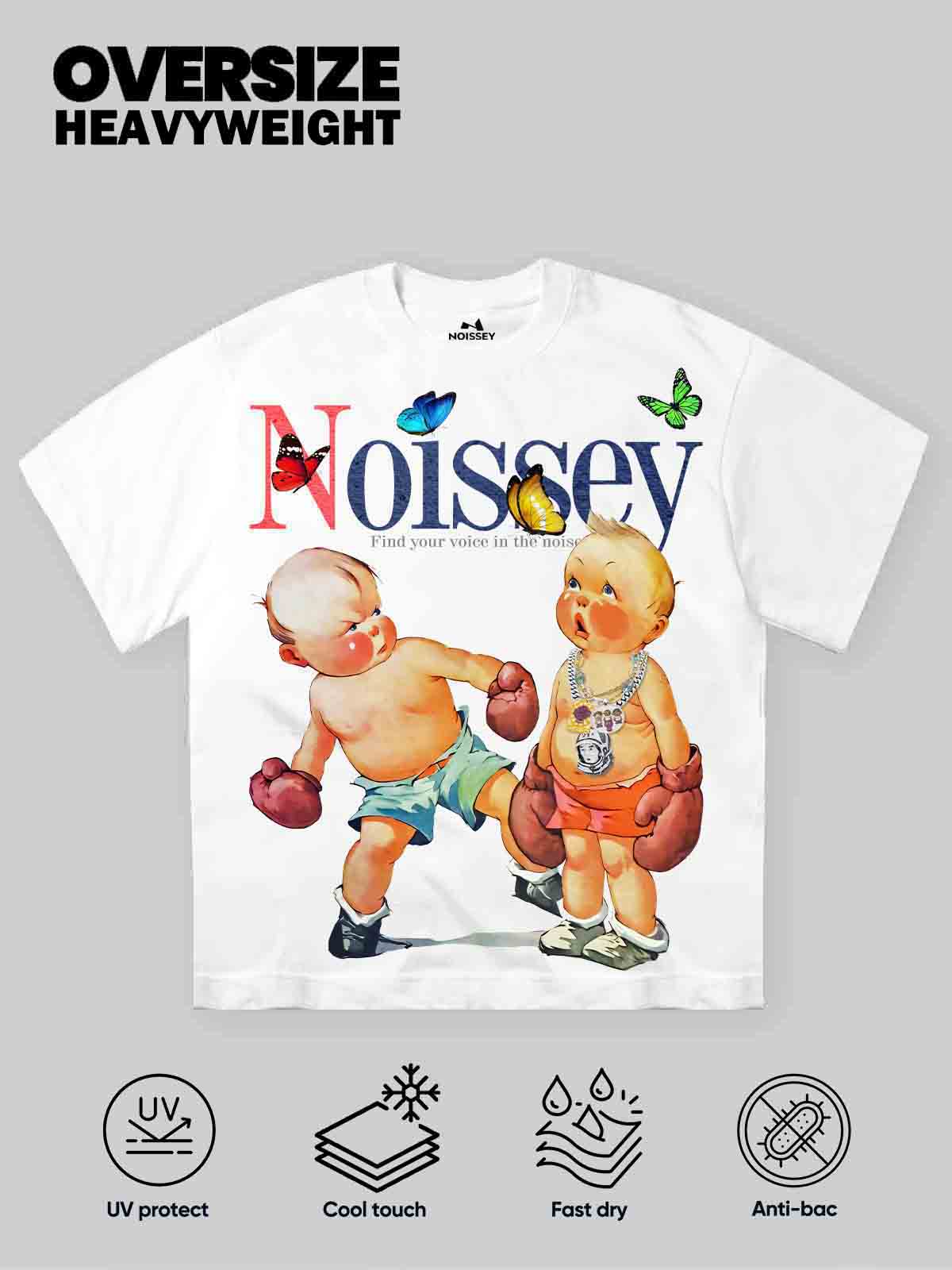 Boxing Match Print T-shirt