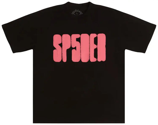 Sp5der Classic T-shirt Black Red logo