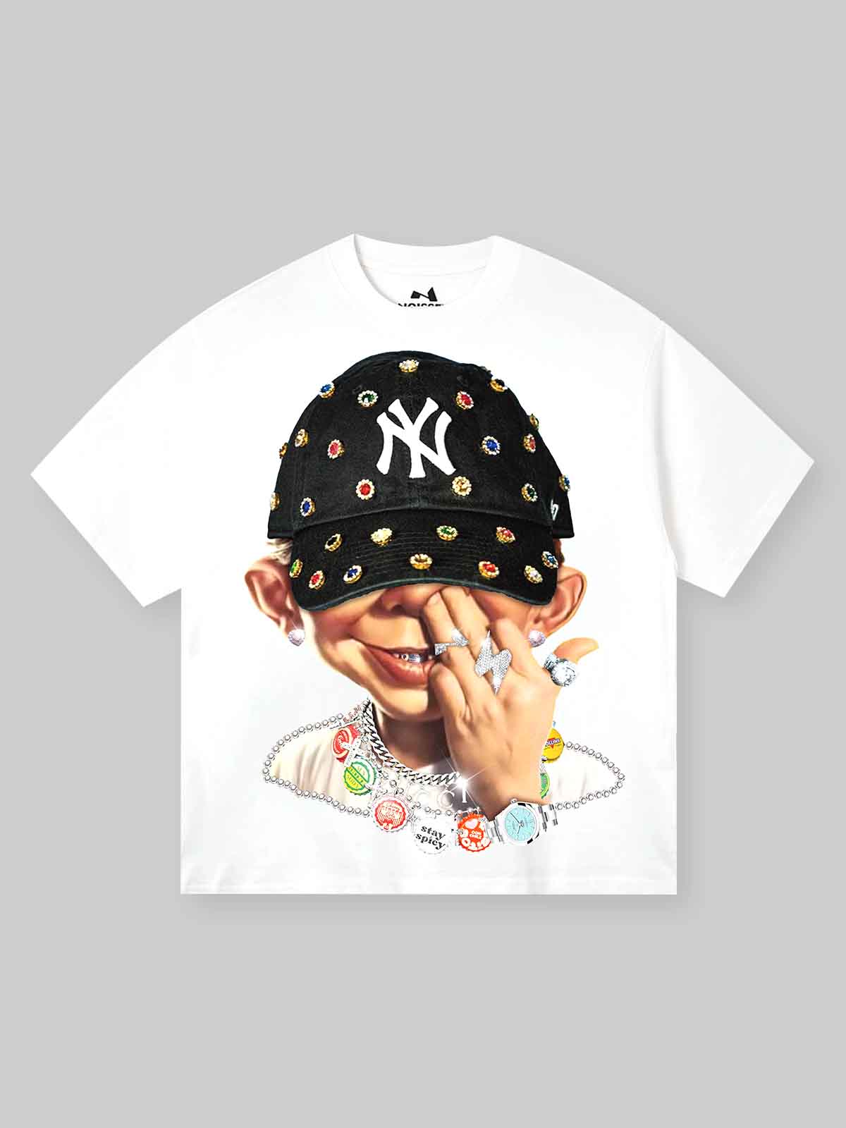 Bad Boy Trendy Hip-Hop Personalized Print T-shirt