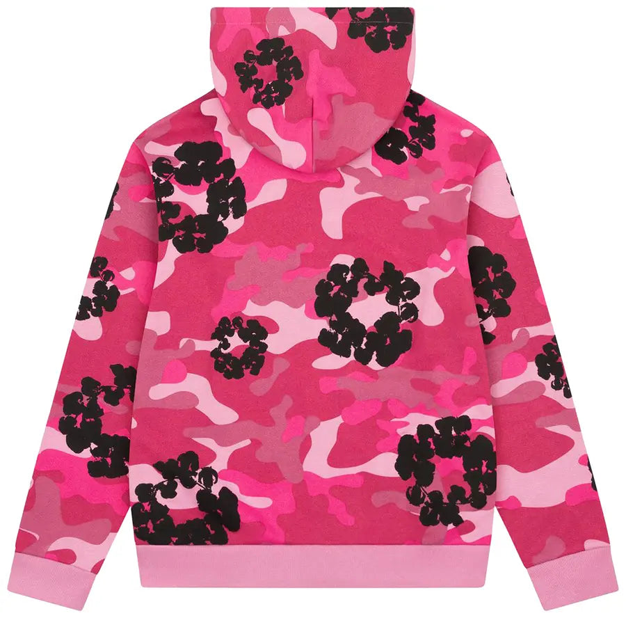 Denim tears hoodie pink camo