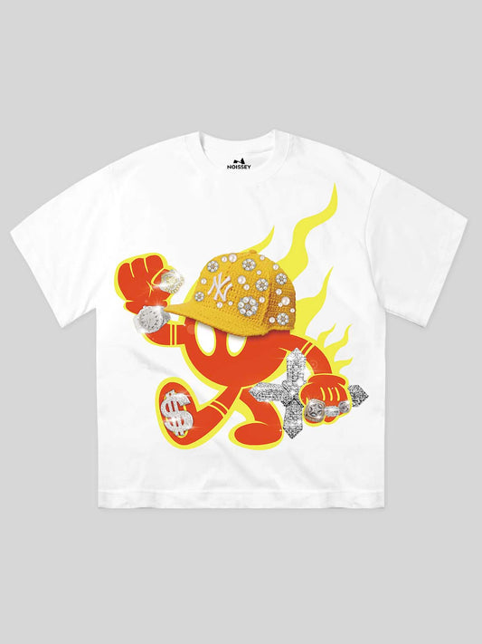 Noissey Exclusive IP Little Fireman Print T-shirt first publish