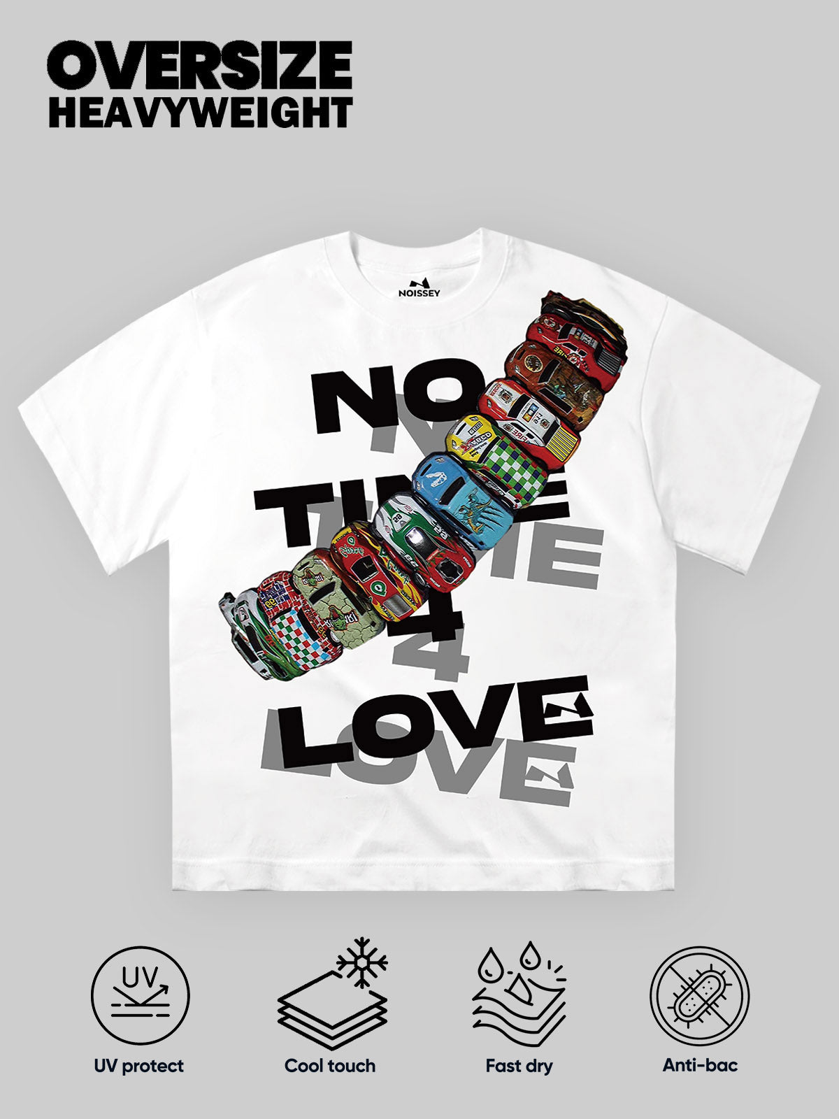 No Time 4 Love Slogan T-shirt