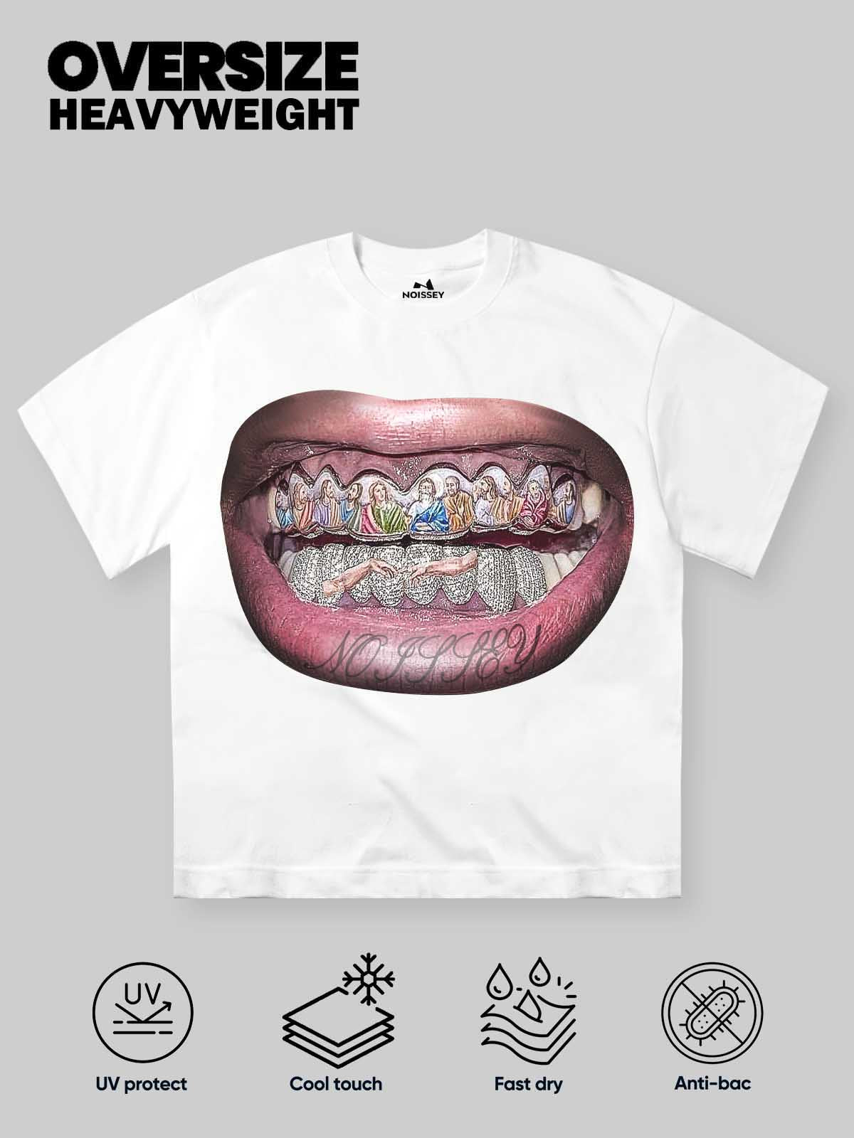 The Last Supper Lip Print T-shirt