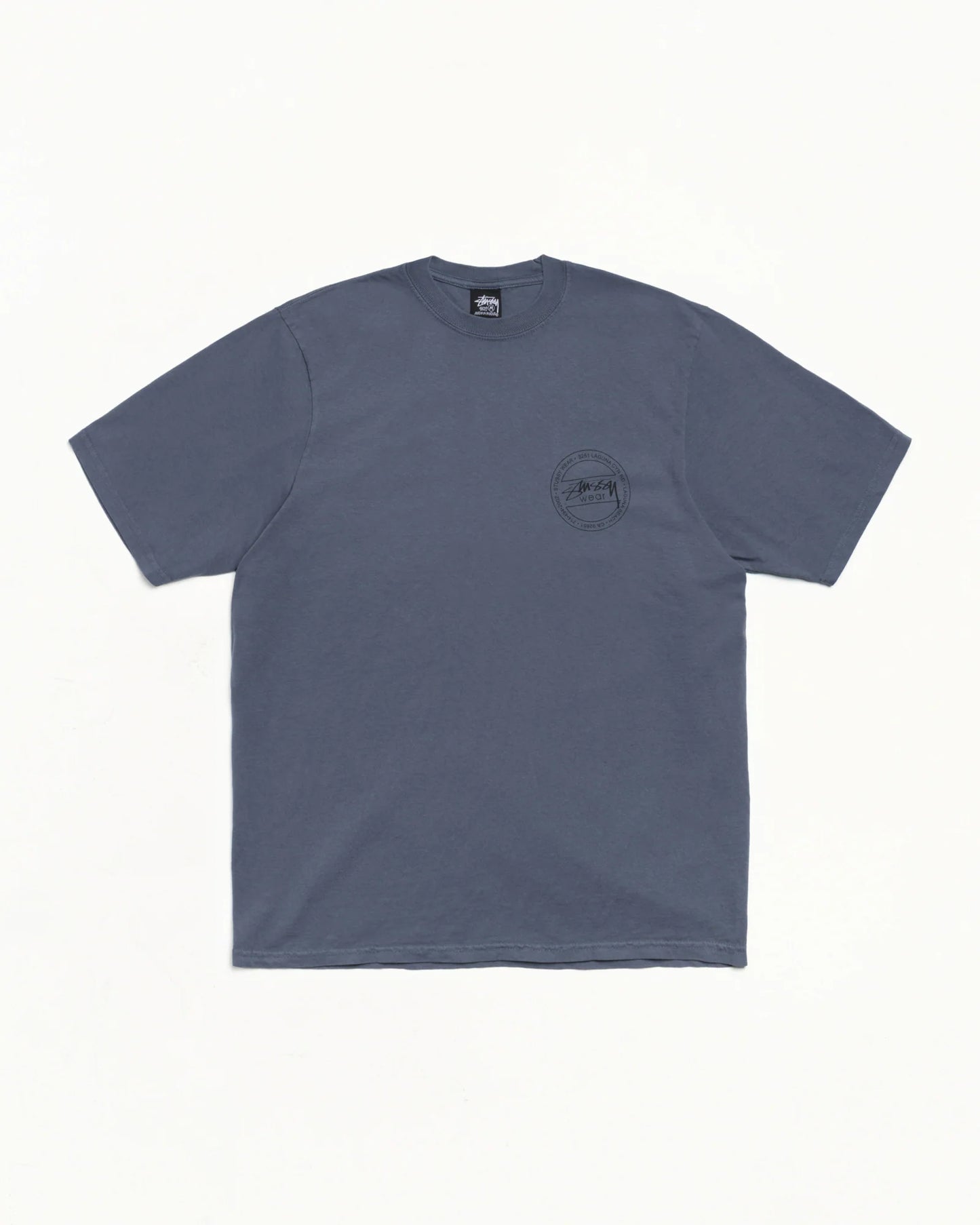 STÜSSY WEAR TEE PIGMENT DYED BLUE