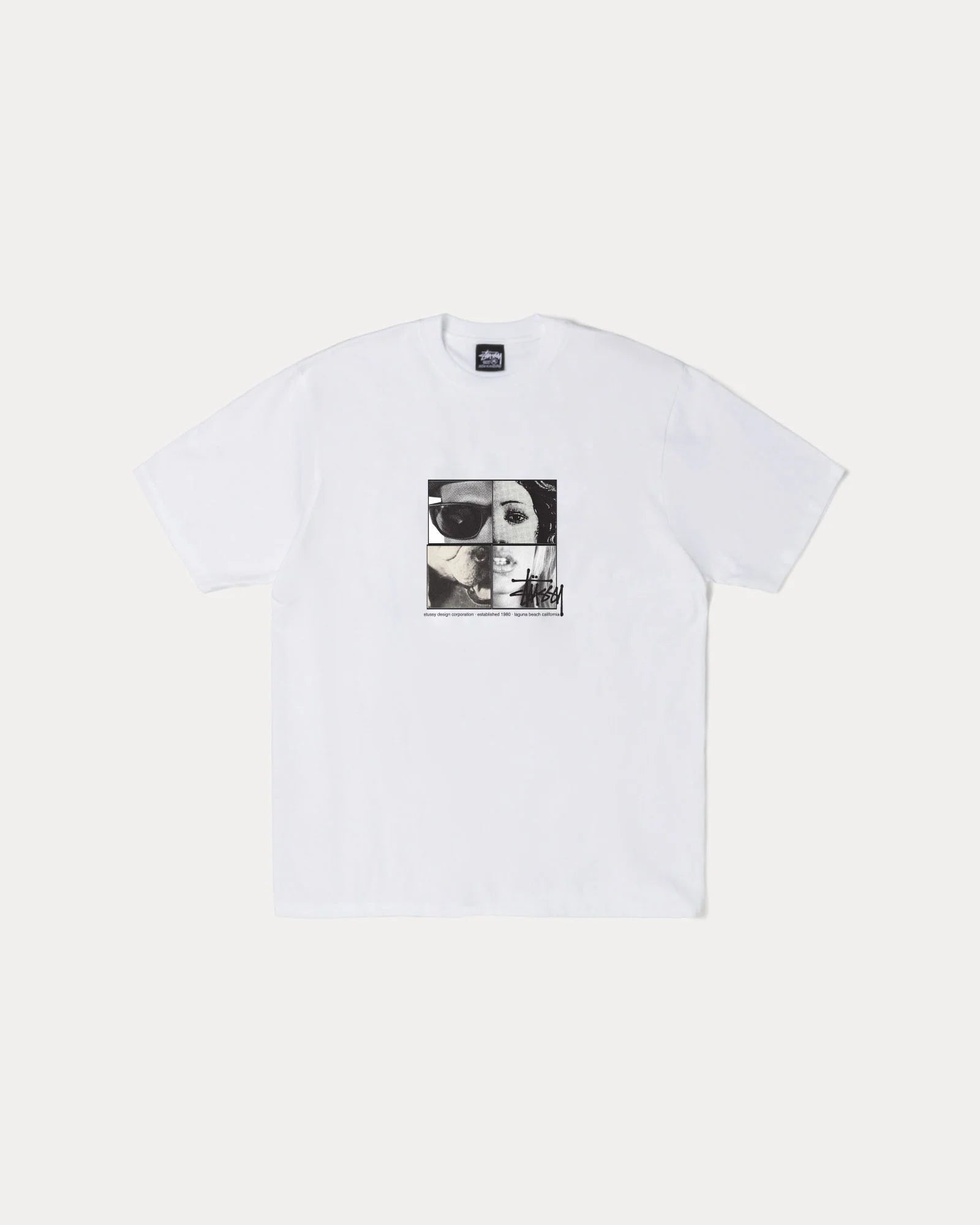 Stussy White Personalities Tee