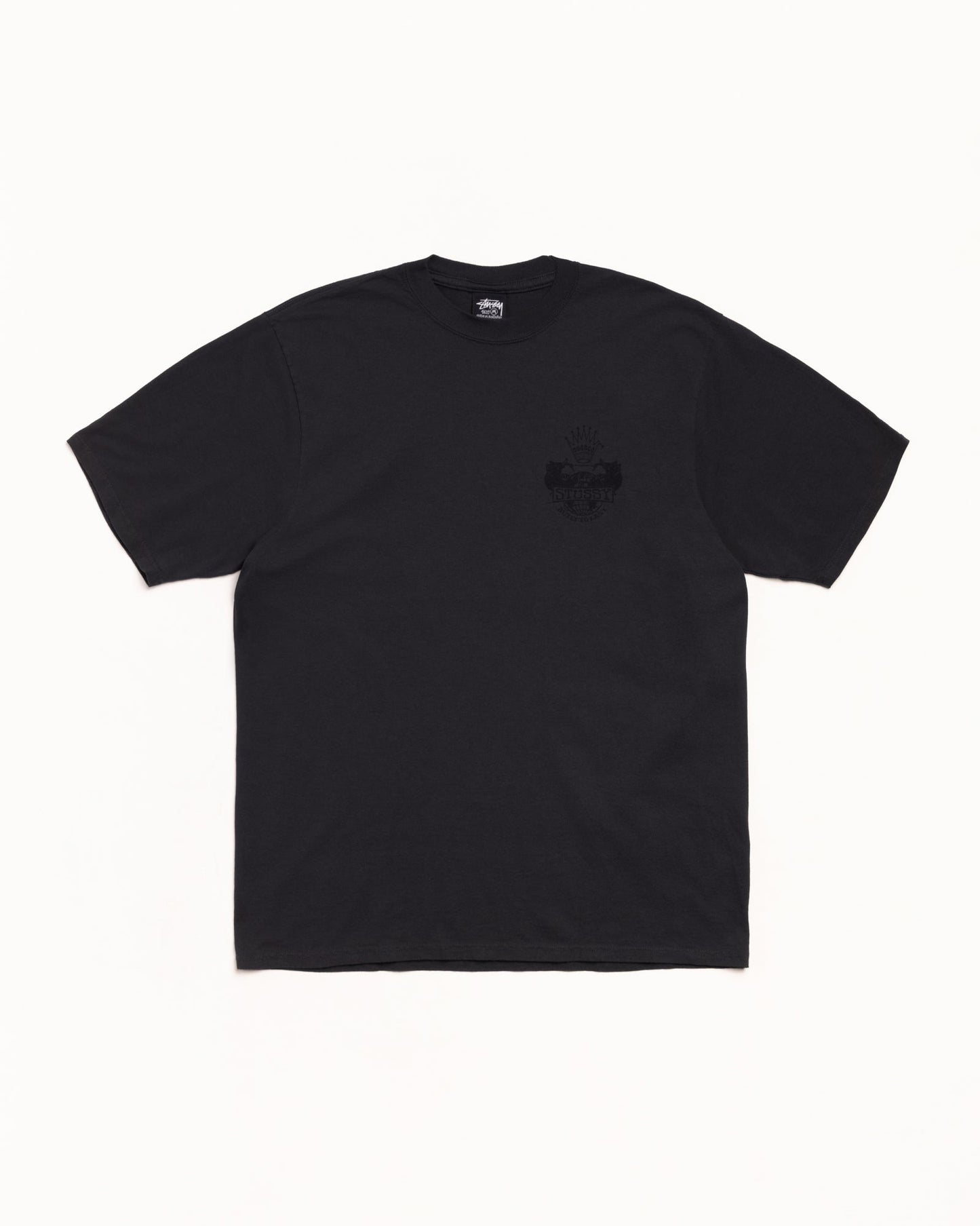 Built To Last Pig. Dyed Tee Mens Short Sleeve In Faded Black | hero:main:collection:new-arrivals,shirts,tops-shirts,all,tees,outerwear,denim,knits,accessories,sunglasses,hoodies,sweats,mens-hoodies-sweatshirts,shorts,pants,bottoms