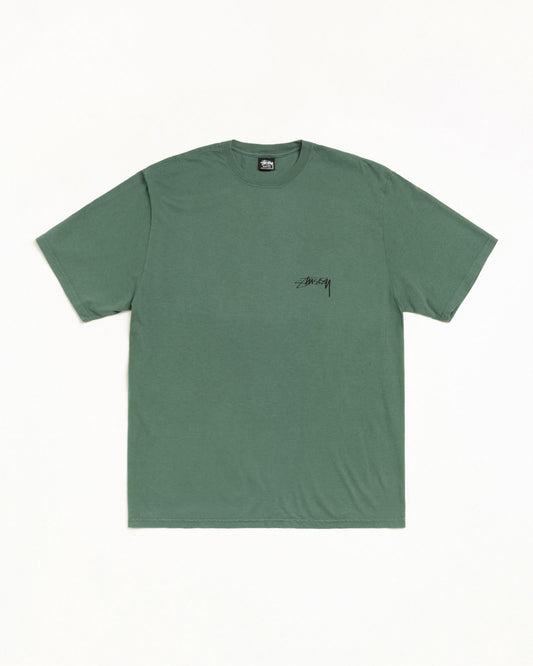 Serpent Pig. Dyed Tee Mens Short Sleeve In Pine