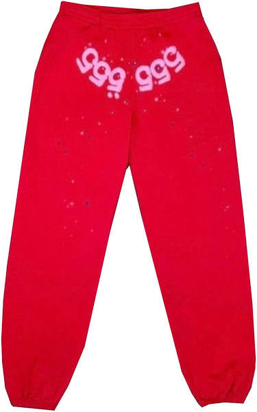Sp5der Pants red