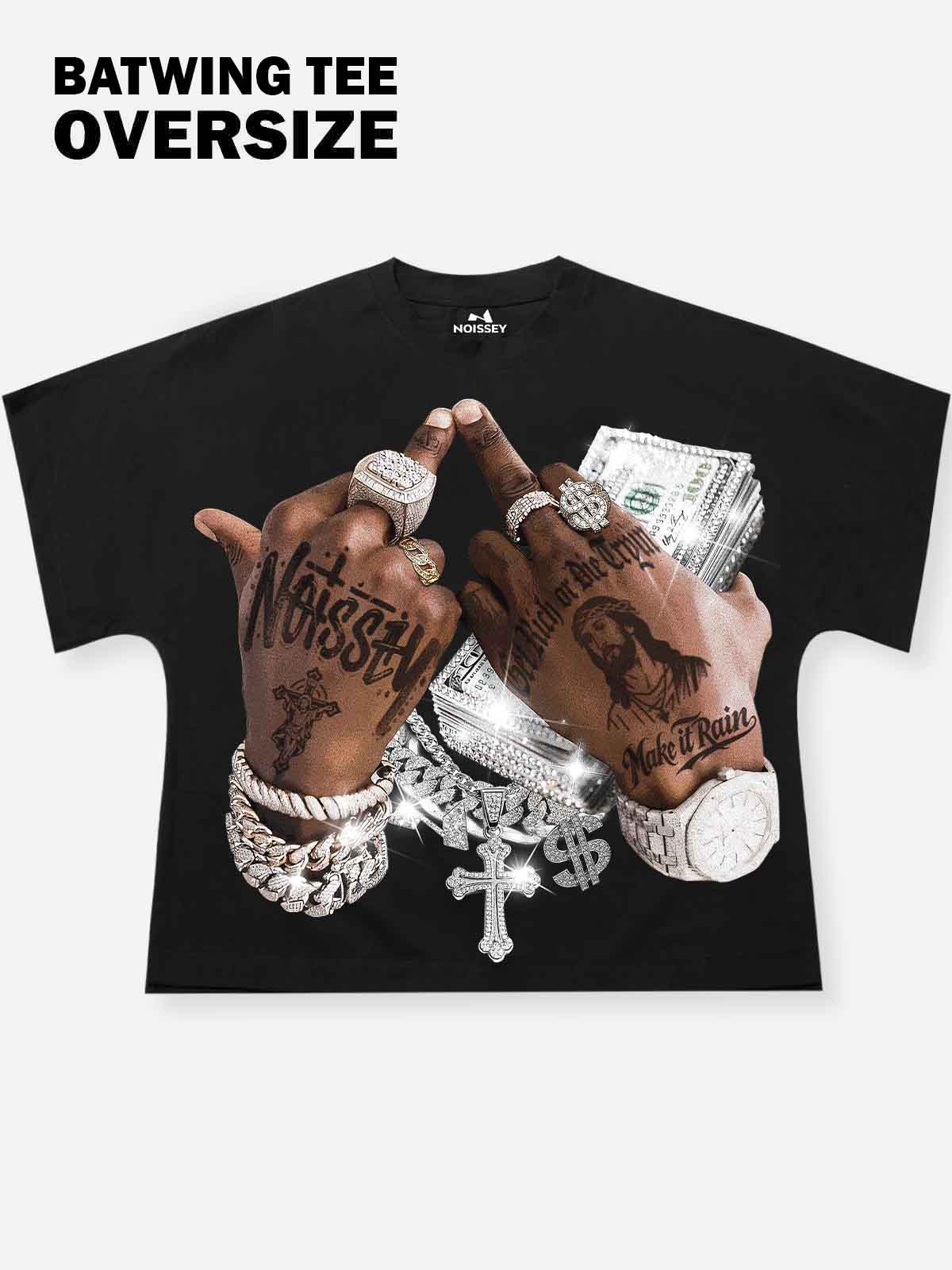 Oversized Batwing T-shirt with Noissey has absolute power and money