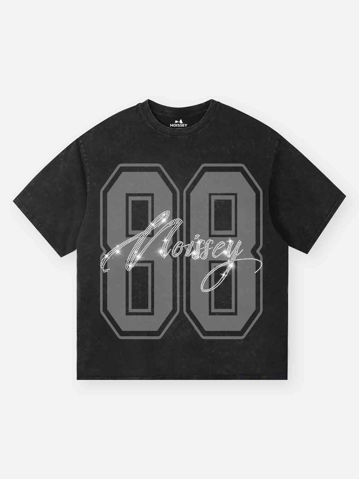 88 Noissey Diamond Wash Print T-shirt
