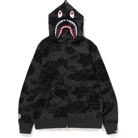 Bape Zip-Up Black On Black