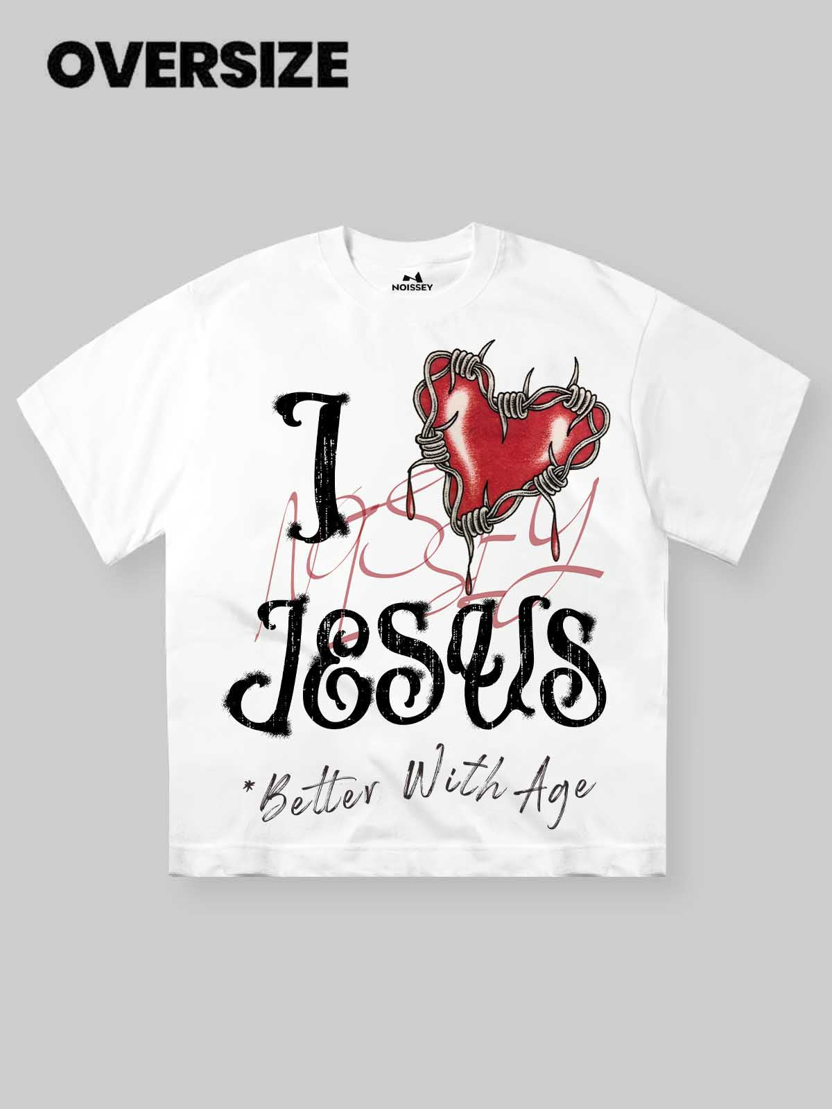 I ❤️ JESUS Printed T-shirt