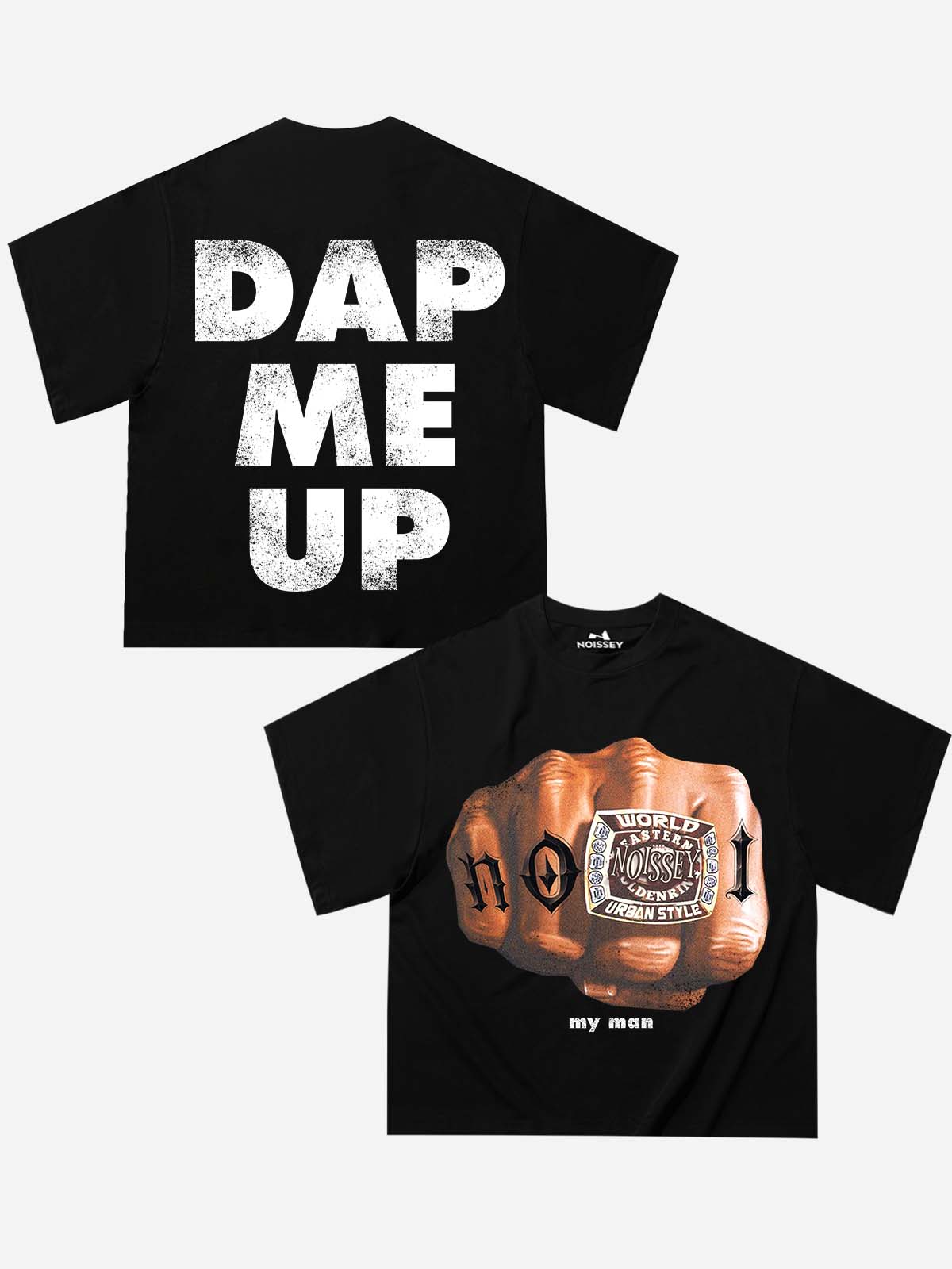 DAP ME UP! Print Boxy Oversized T-Shirt