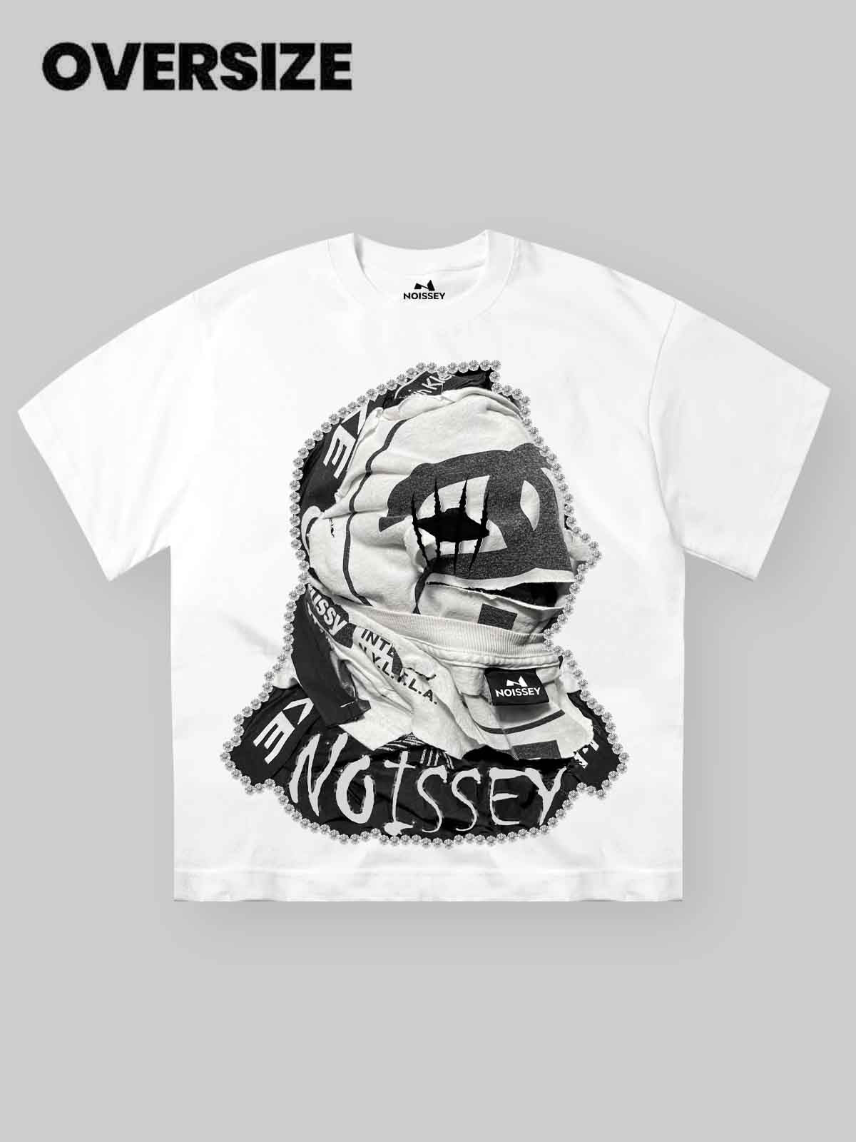Remake Skill Hood Print T-shirt